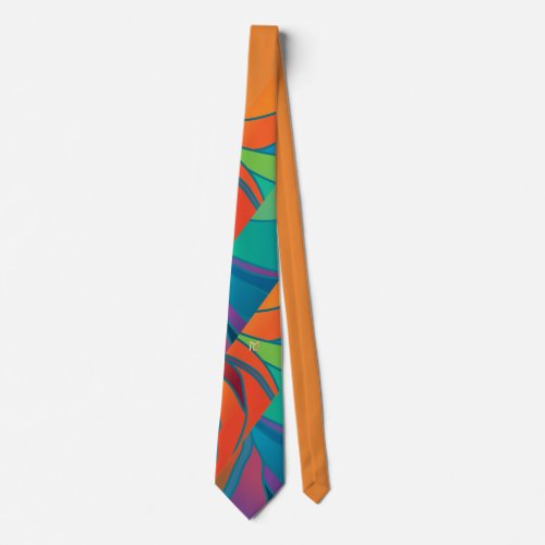 MLTS Chalice Art Patchwork of Color Tie