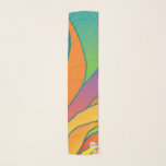 MLTS Long Scarf orange/teal<br><div class="desc">A long flowing scarf featuring the orange and teal part of the chalice art,  with MLTS logo.</div>