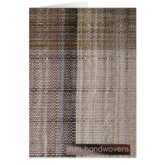 mm handwovens chocolate cards (Front)