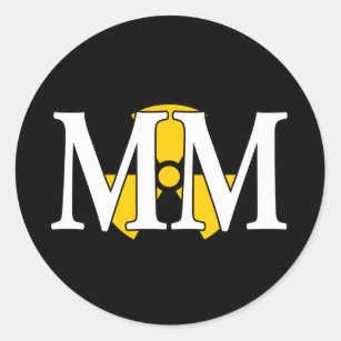 MM - Machinist's Mate Classic Round Sticker