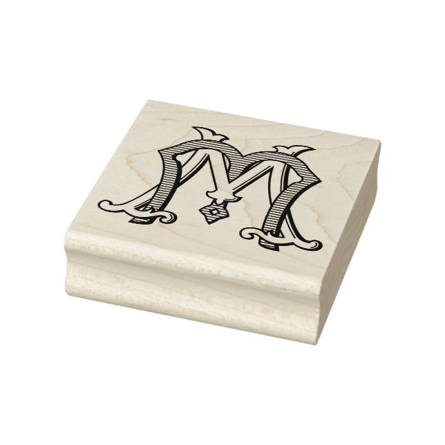MM Monogram MM Logo Rubber Ink Stamp (Stamp)