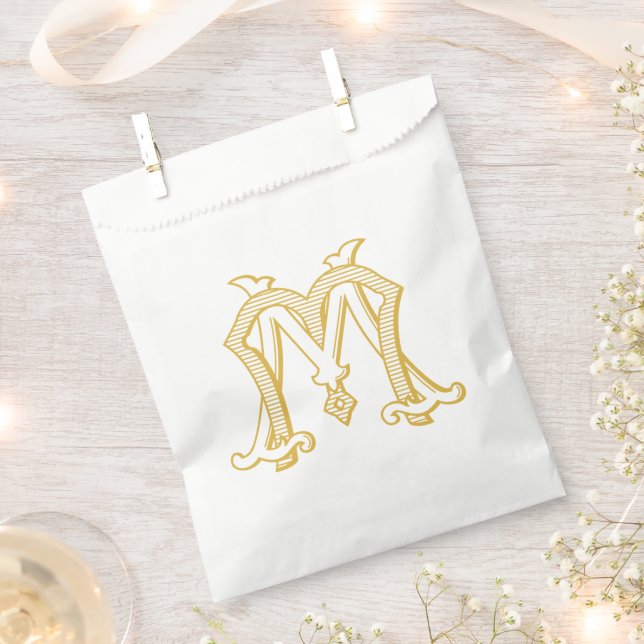 MM Monogram or MM Logo Favor Bag