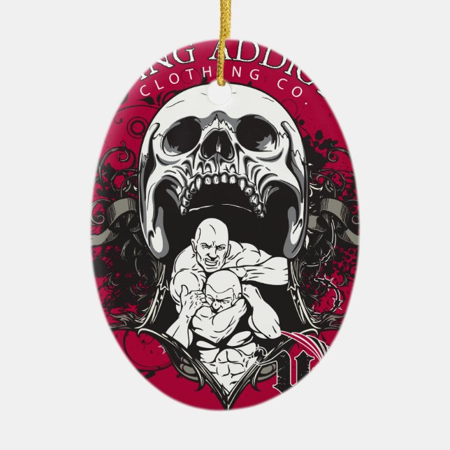 MMA 1.ai Ceramic Ornament (Front)