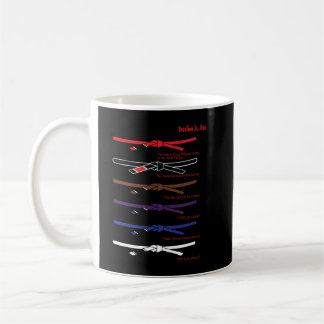 MMA BJJ Apparel Belt Levels Classic T Shirt Coffee Mug