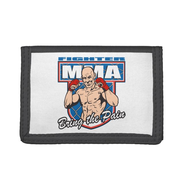 MMA Fighter Tri-fold Wallet (Front)