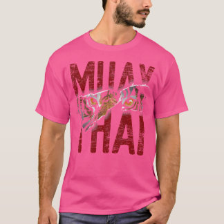 Mma Fighter Warrior Martial Art Tiger Yantra Muay T-Shirt