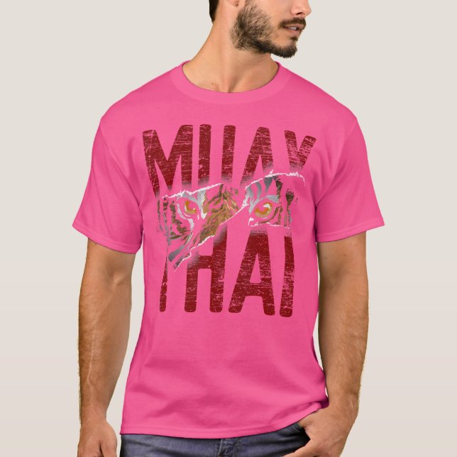 Mma Fighter Warrior Martial Art Tiger Yantra Muay  T-Shirt (Front)