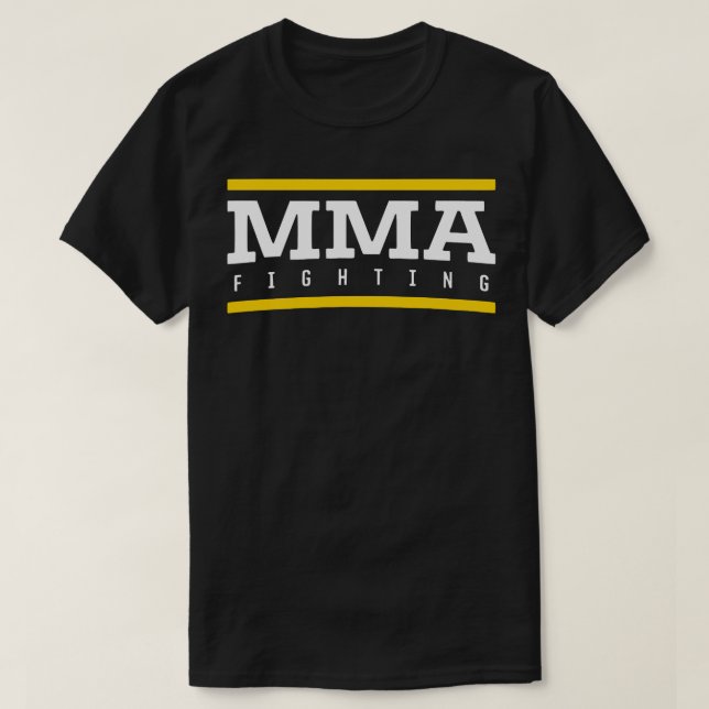 MMA Fighting Logo Essential T Shirt (Design Front)