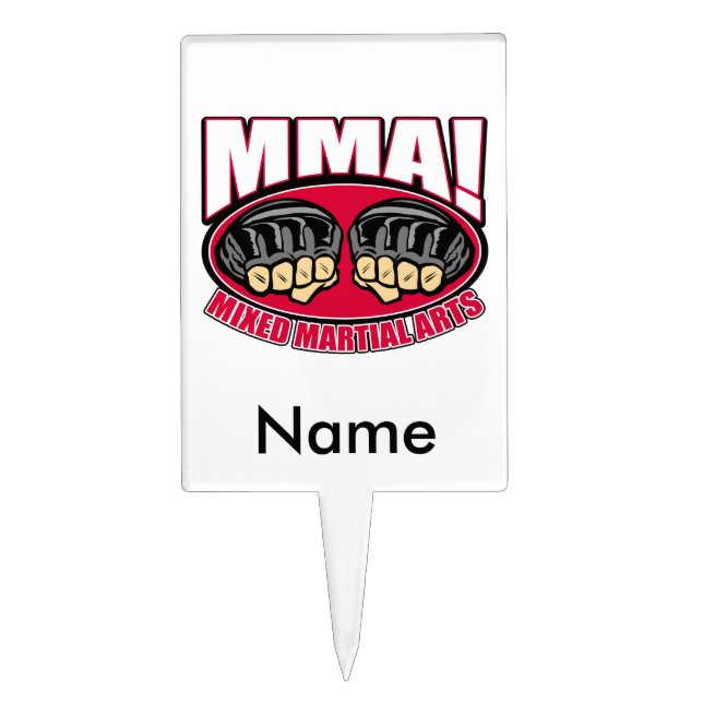 MMA Fists Cake Topper (Front)