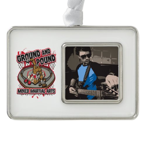 MMA Ground and Pound Christmas Ornament