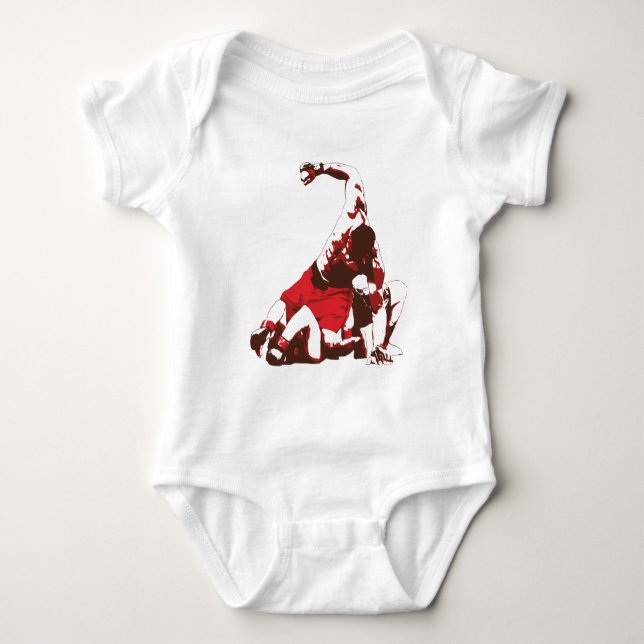 MMA Ground & Pound Baby Bodysuit (Front)