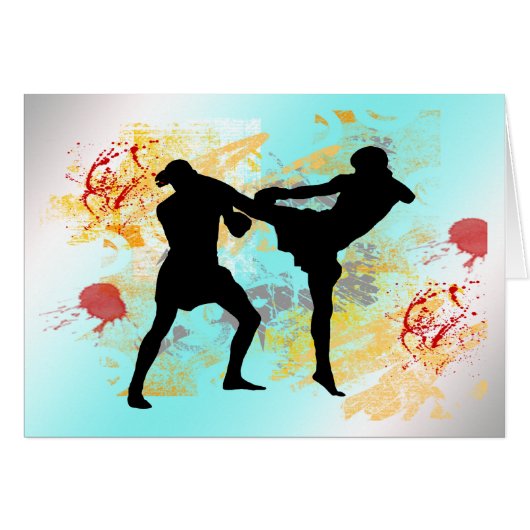 MMA Head Kick Cards (Front Horizontal)
