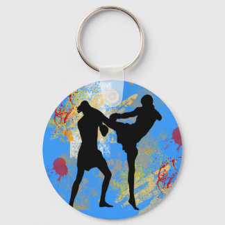 MMA Head Kick Keychain