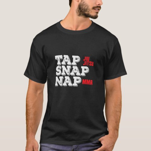 Mma Jujutsu Tap Snap Nap T_Shirt