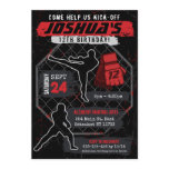 MMA Karate Ninja Kids Birthday Party Invitation MMA Karate Ninja Kids Birthday Party Invitation