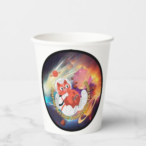 MMA Meow Space Paper Cups