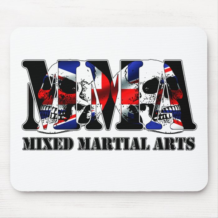 MMA Mixed Martial Arts UK Skulls Mouse Mats