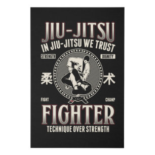 MMA Muay Thai Kickboxing Boxing Karate Faux Canvas Print