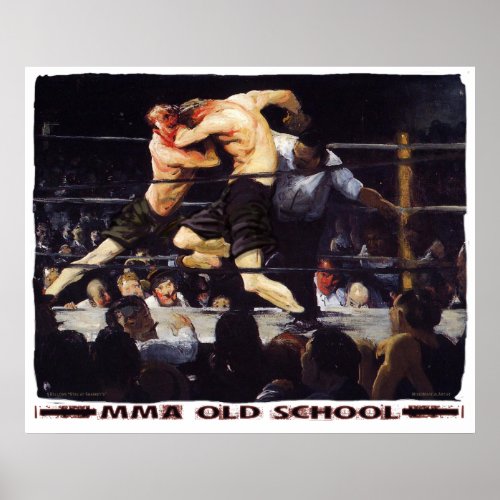 MMA Old School Poster