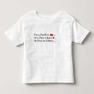 MMA Pacifist Humor Design Toddler T-shirt