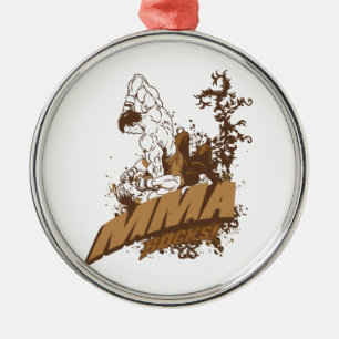 MMA Rocks Metal Ornament