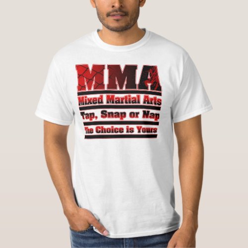 MMA Tap Snap or Nap T_Shirt