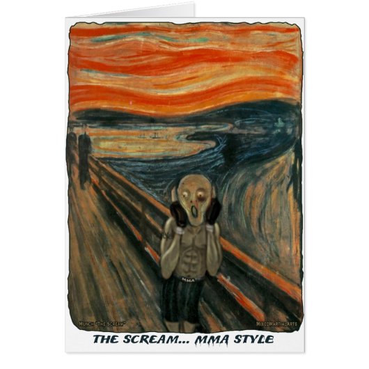 MMA The Ultimate Scream Cards (Front)