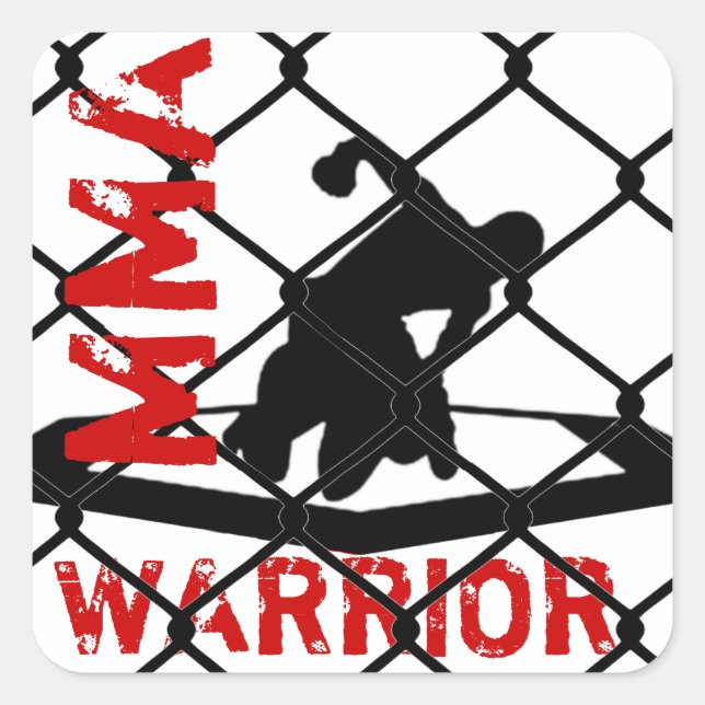 MMA WARRIOR Sticker (Front)