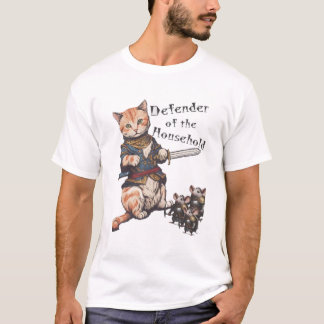 MMA | Whiskered Watchman Cat Defender T-Shirt