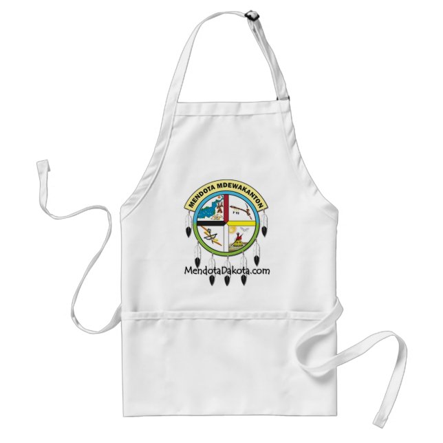 MMDC Mendota Dakota Logo and Webs Adult Apron (Front)