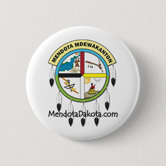 MMDC Mendota Dakota Logo and Webs Pinback Button