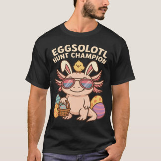 mmended): Eggsolotl Hunt Champion – Funny Cute Axo T-Shirt