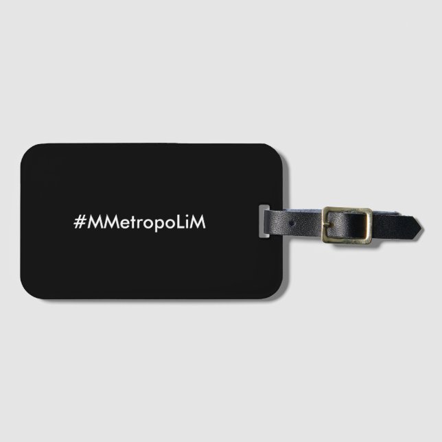 MMetropolim "Luggage Tag with Business Slot,, (Front Horizontal)