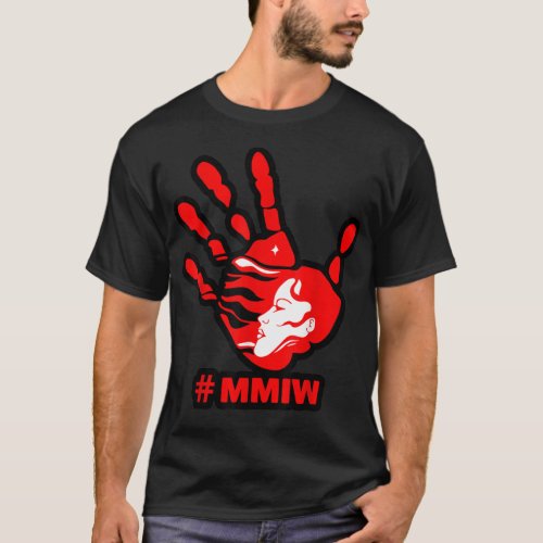 MMIW Awareness Indigenous Woman Art Stolen Sisters T_Shirt