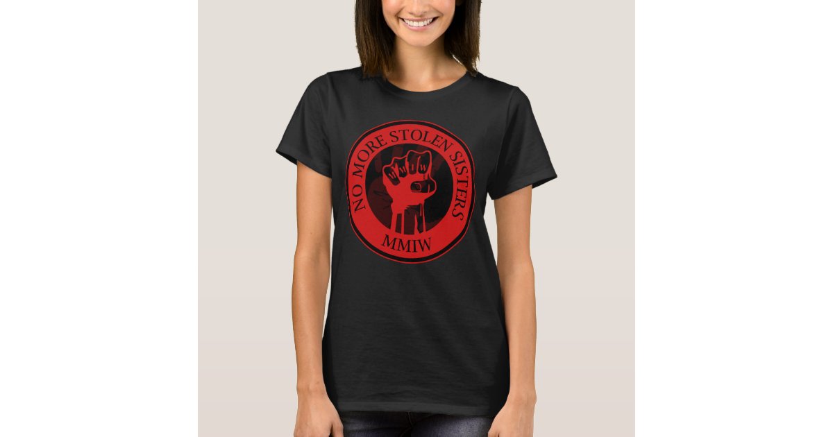 MMIW Awareness Indigenous Woman T-Shirt | Zazzle