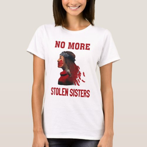 MMIW Awareness Indigenous Women Art T_Shirt