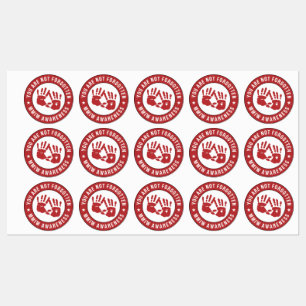 MMIW Awareness You are not forgotten Labels