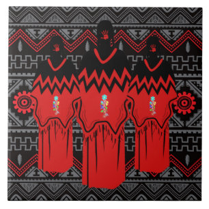 MMIW Fashion Ayasha Southwest Pattern Ceramic Tile