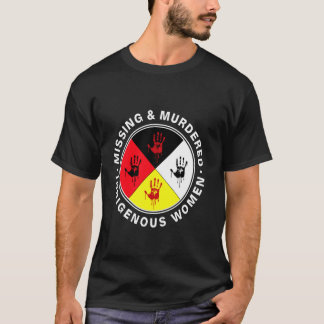 MMIW Missing & Murdered Indigenous Women Red Hand T-Shirt