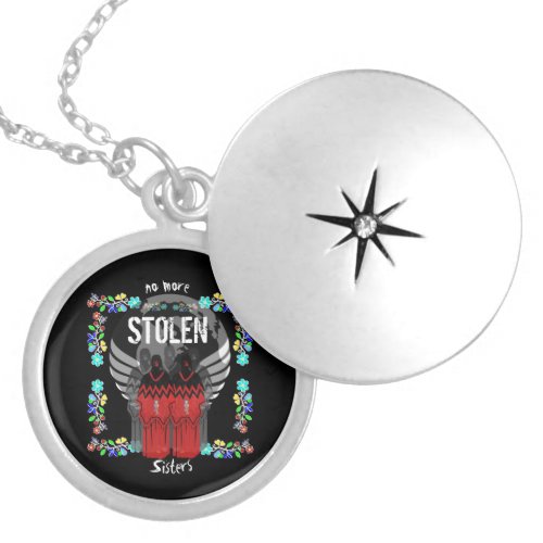 MMIW No More Stolen Sisters Locket Necklace