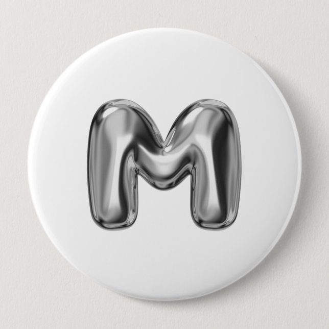 MMM ALPHABET Tapestry Button (Front)