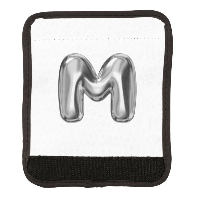 MMM ALPHABET Tapestry Luggage Handle Wrap (Front)