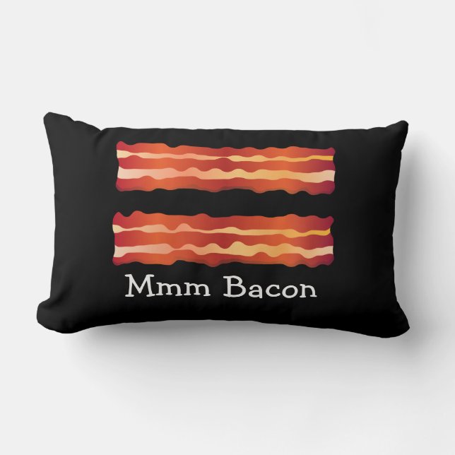 Mmm Bacon Everywhere Pillow (Front)