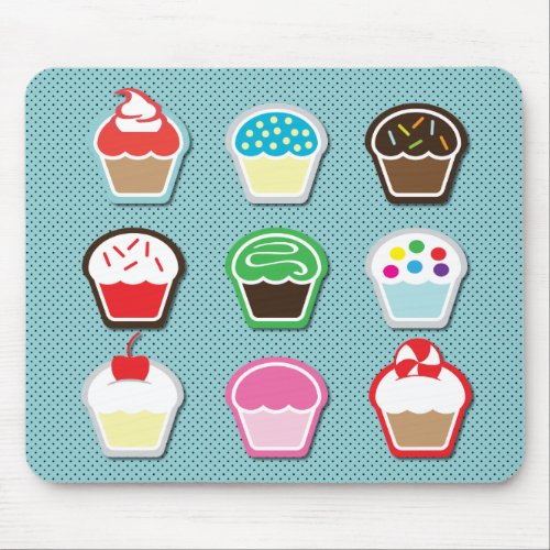 Mmm Cupcakes Mouse Pad