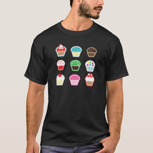 Mmm, Cupcakes! T-Shirt (Front)