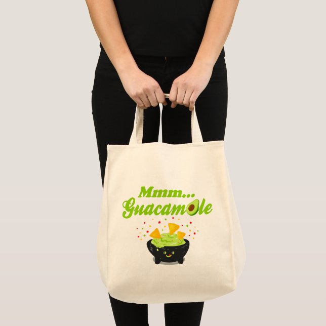 Mmm Guacamole Tote Bag (Front (Product))