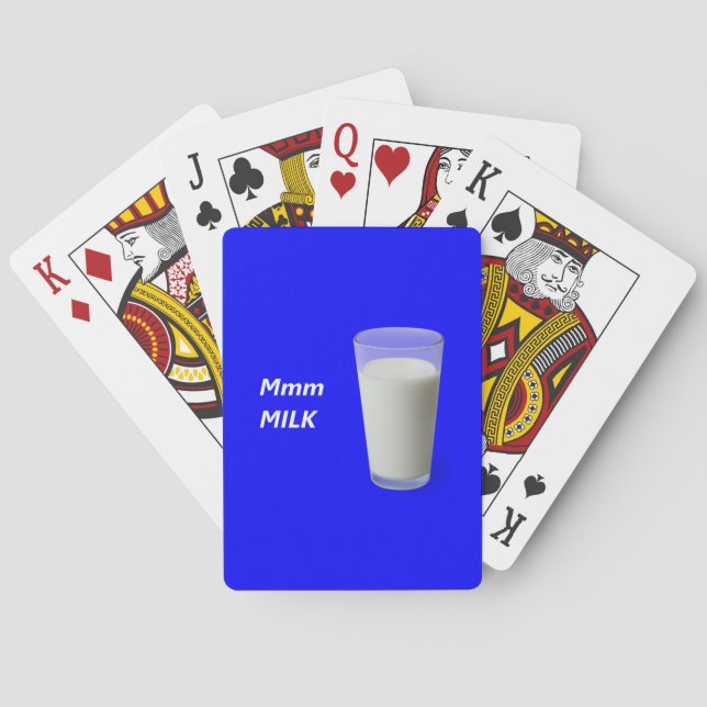 Mmm MILK Poker Cards (Back)