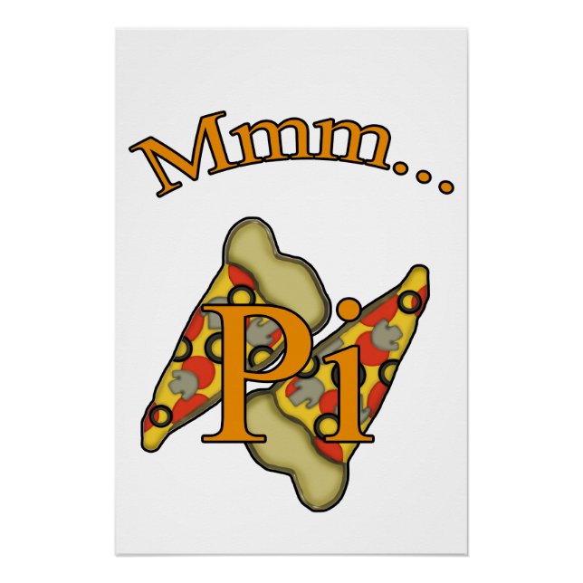 Mmm...Pi Poster (Front)