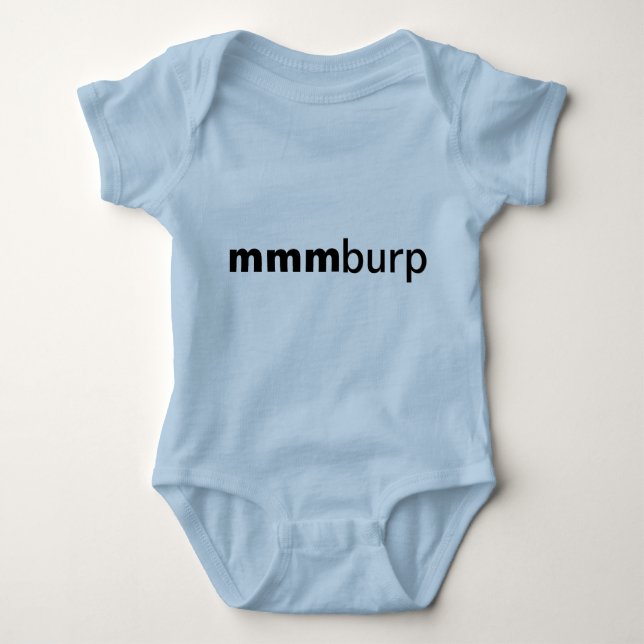 "Mmmburp" - Hanson-inspired baby tee (Front)