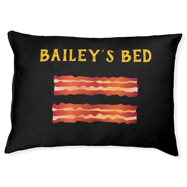 Mmmm Bacon Pet Bed (Front)